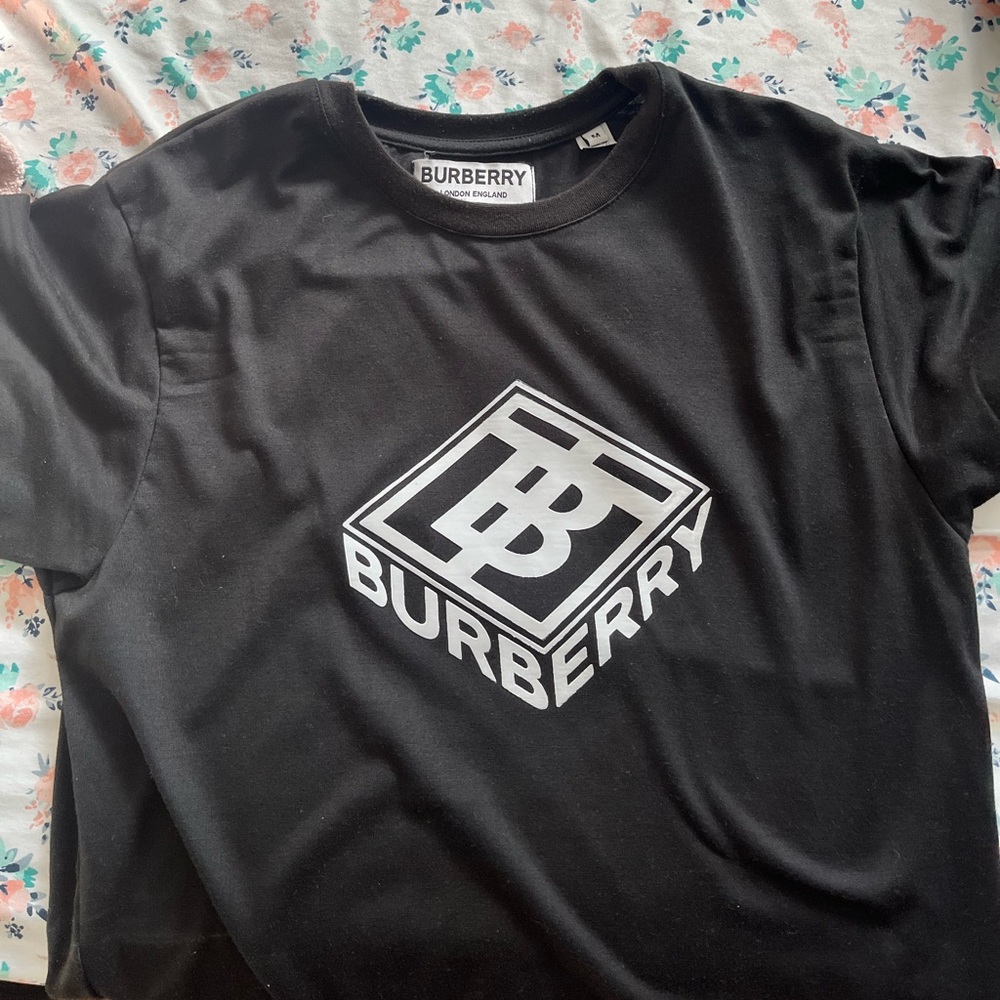 Vintage Black Burberry shirt size Medium